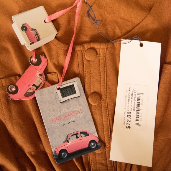 NWT Pink Martini Malabar Button Tank Dress - Picture 6 of 6